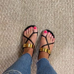 Giuseppe zanotti black and child sandals